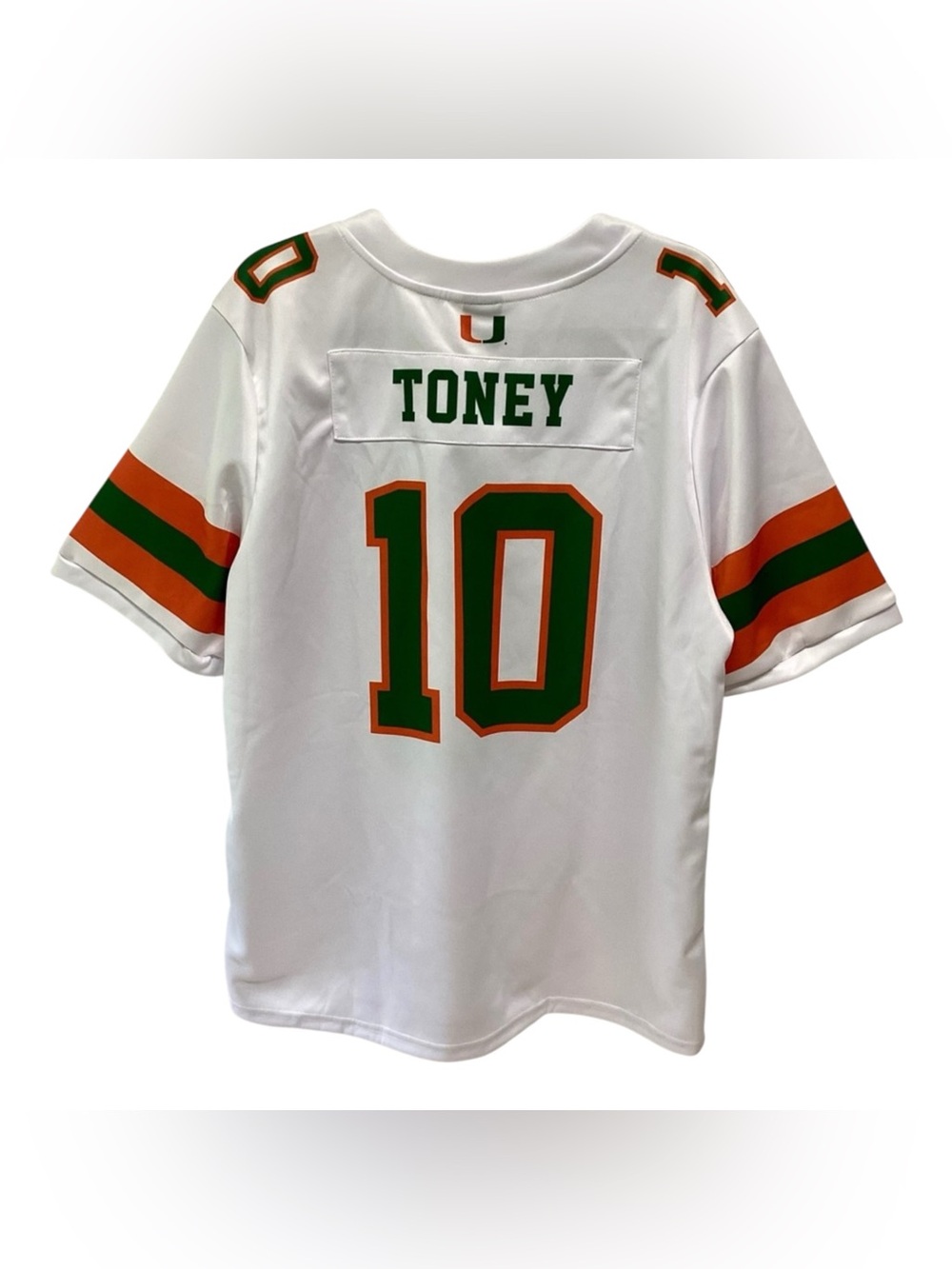 Malachi Toney Miami Hurricanes football jersey